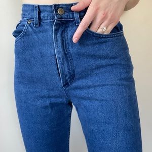 Custom Denim | Vintage Lee Riders Blue Jeans